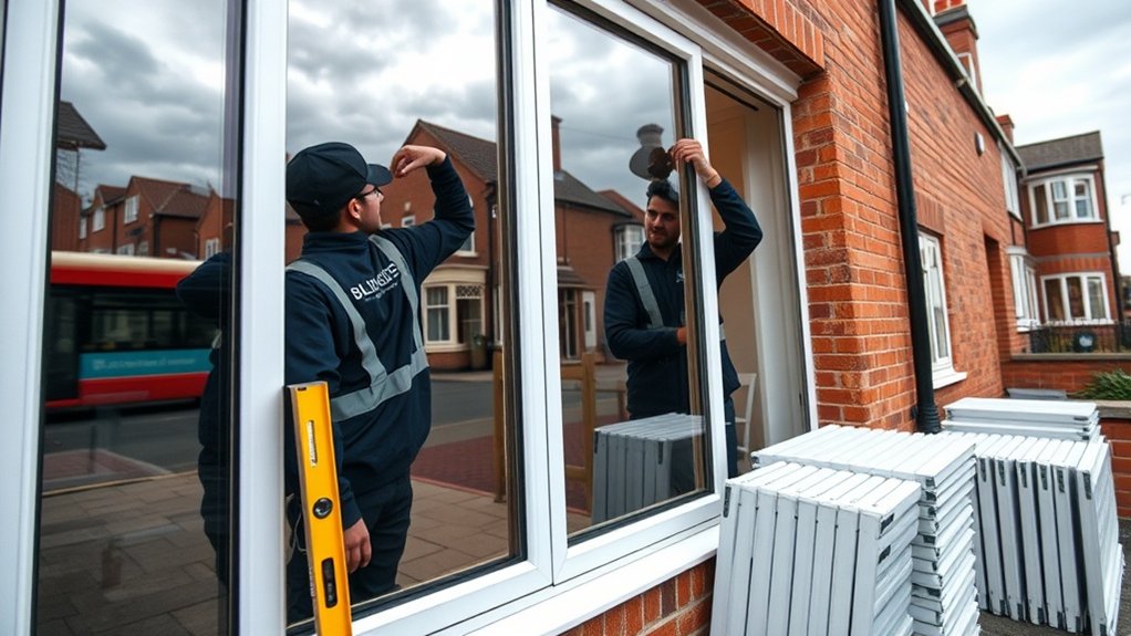 Glazier in Huddleston Road