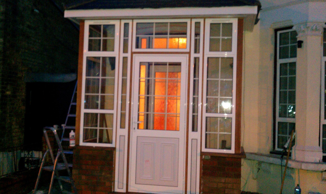 uPVC porch with Georgian bar glazing installed in Tufnell Park